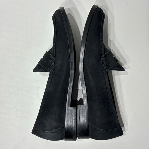 Vionic Waverly Black Nubuck Leather Penny Loafers Comfort Arch Support Women 7.5 - Picture 9 of 14